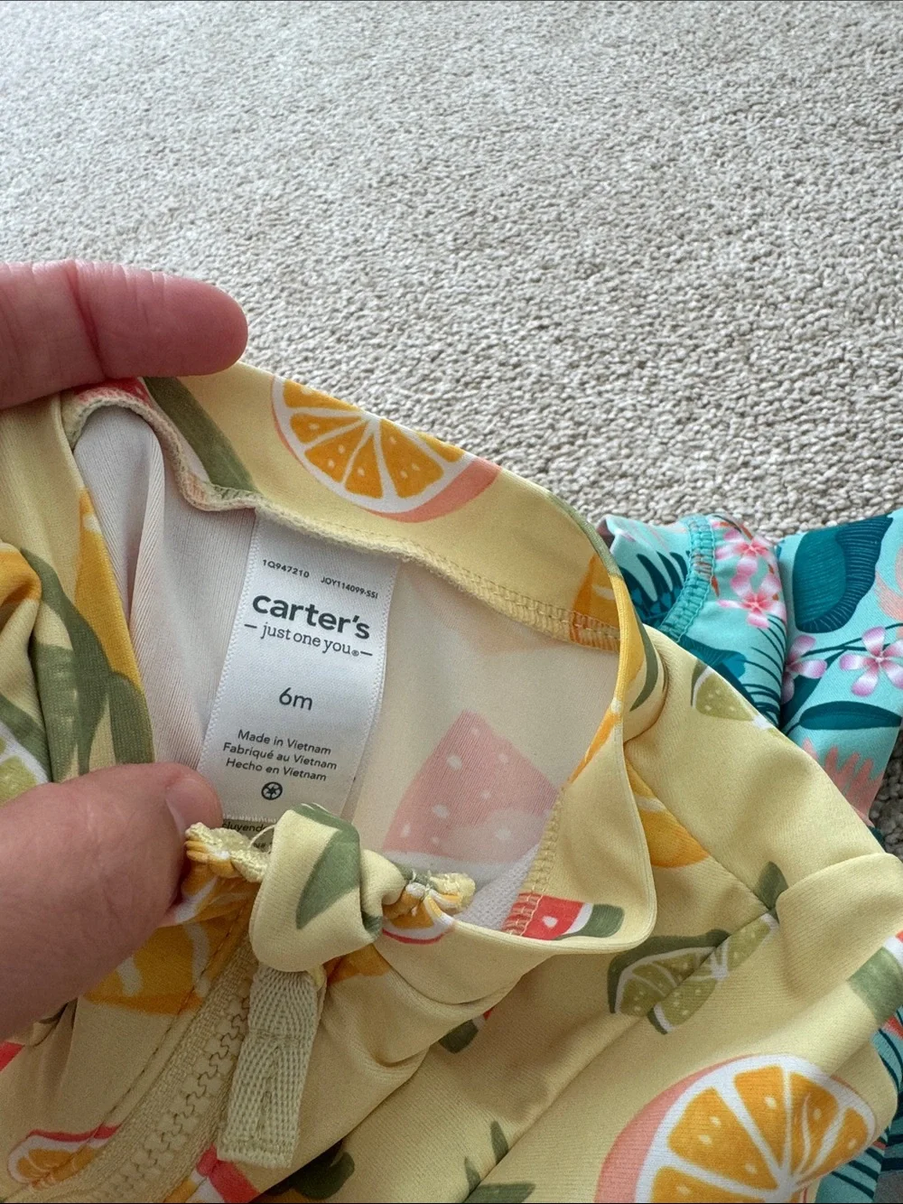 2 baby swimsuits